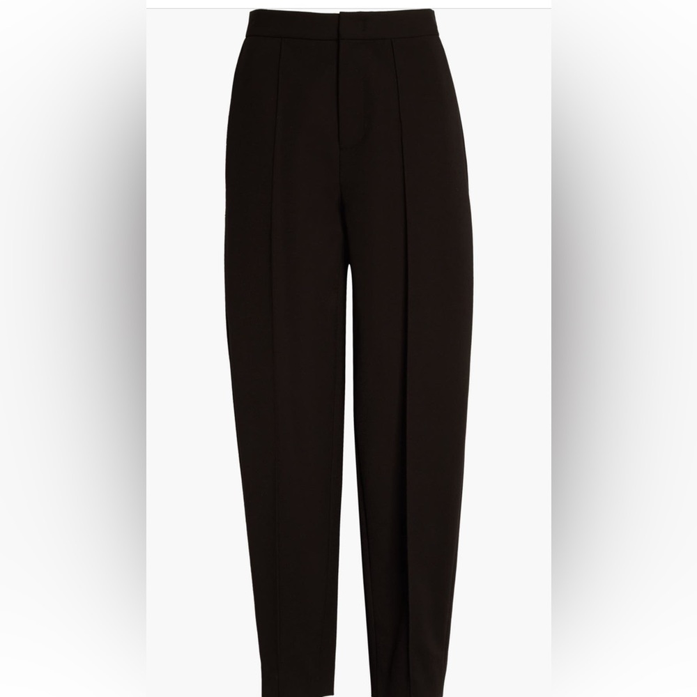 Vince pintucked tapered ankle trouser